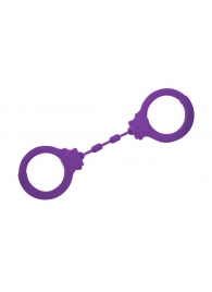 Фиолетовые силиконовые поножи Limitation - Lola Games - купить с доставкой в Петропавловске-Камчатском