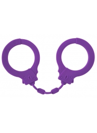 Фиолетовые силиконовые поножи Limitation - Lola Games - купить с доставкой в Петропавловске-Камчатском
