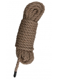 Пеньковая веревка для связывания Hemp Rope - 5 м. - Easy toys - купить с доставкой в Петропавловске-Камчатском