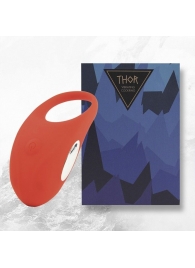 Красное кольцо с вибрацией Thor Cockring - FeelzToys - в Петропавловске-Камчатском купить с доставкой
