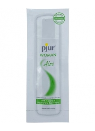 Лубрикант на водной основе pjur WOMAN Aloe - 2 мл. - Pjur - купить с доставкой в Петропавловске-Камчатском