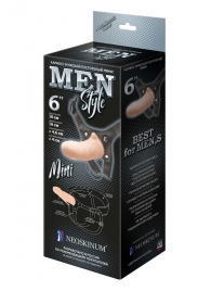 Пустотелый фаллопротез MEN STYLE - 17,5 см. - LOVETOY (А-Полимер) - купить с доставкой в Петропавловске-Камчатском