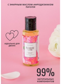 Массажное масло Pleasure Lab Delicate с ароматом пиона и пачули - 50 мл. - Pleasure Lab - купить с доставкой в Петропавловске-Камчатском