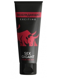 Возбуждающий крем для мужчин Sex Gigant - 80 мл. - Миагра - купить с доставкой в Петропавловске-Камчатском