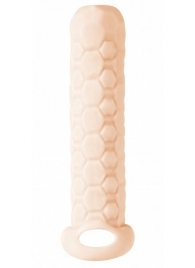 Телесный фаллоудлинитель Homme Long - 13,5 см. - Lola Games - в Петропавловске-Камчатском купить с доставкой