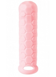 Розовый фаллоудлинитель Homme Long - 15,5 см. - Lola Games - в Петропавловске-Камчатском купить с доставкой