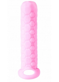 Розовый фаллоудлинитель Homme Long - 13,5 см. - Lola Games - в Петропавловске-Камчатском купить с доставкой