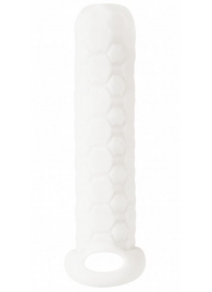 Белый фаллоудлинитель Homme Long - 13,5 см. - Lola Games - в Петропавловске-Камчатском купить с доставкой