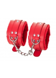 Красные оковы Anonymo из искусственной кожи - ToyFa - купить с доставкой в Петропавловске-Камчатском