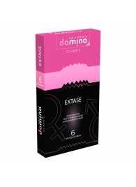 Презервативы с точками и рёбрышками DOMINO Classic Extase - 6 шт. - Domino - купить с доставкой в Петропавловске-Камчатском