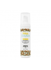 Разогревающее массажное масло с ароматом пина колада Gourmet Pina Colada - 50 мл. - Exsens - купить с доставкой в Петропавловске-Камчатском