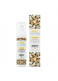 Разогревающее массажное масло с ароматом пина колада Gourmet Pina Colada - 50 мл. - Exsens - купить с доставкой в Петропавловске-Камчатском