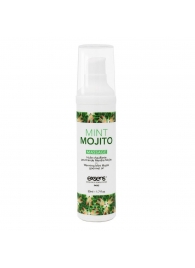 Разогревающее массажное масло с ароматом мохито Gourmet Mint Mojito - 50 мл. - Exsens - купить с доставкой в Петропавловске-Камчатском