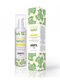 Разогревающее массажное масло Gourmet Spearmint Organic с органическими ингредиентами - 50 мл. - Exsens - купить с доставкой в Петропавловске-Камчатском