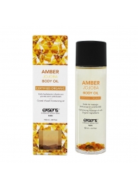 Органическое массажное масло AMBER JOJOBA - 100 мл. - Exsens - купить с доставкой в Петропавловске-Камчатском