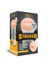 Мастурбатор-ротик ZOLO DEEP THROAT - Zolo - в Петропавловске-Камчатском купить с доставкой
