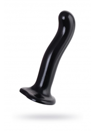 Черный стимулятор для пар P G-Spot Dildo Size M - 18 см. - Strap-on-me - в Петропавловске-Камчатском купить с доставкой