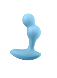 Голубой анальный вибростимулятор Deep Driver - 11,2 см. - Satisfyer - в Петропавловске-Камчатском купить с доставкой
