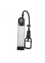 Прозрачная вакуумная помпа с манометром Deluxe Penis Pump - Dream Toys - в Петропавловске-Камчатском купить с доставкой