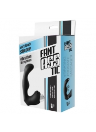 Черный вибромассажер простаты FantASStic Vibrating Prostate Massager - 11,3 см. - Dream Toys - в Петропавловске-Камчатском купить с доставкой