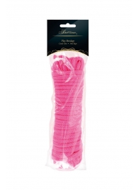 Розовая веревка для связывания Sweet Caress Rope - 10 метров - Sweet Caress - купить с доставкой в Петропавловске-Камчатском