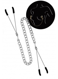 Регулируемые зажимы для сосков Sweet Caress Nipple Chain - Sweet Caress - купить с доставкой в Петропавловске-Камчатском
