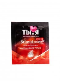 Разогревающий гель-лубрикант Stimulove Strong в одноразовой упаковке - 4 гр. - Биоритм - купить с доставкой в Петропавловске-Камчатском