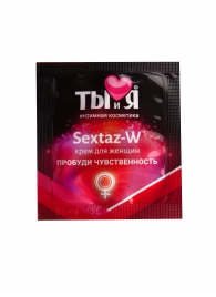 Возбуждающий крем для женщин Sextaz-W в одноразовой упаковке - 1,5 гр. - Биоритм - купить с доставкой в Петропавловске-Камчатском