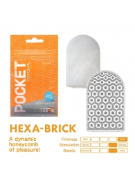 Карманный мастурбатор HEXA-BRICK - Tenga - в Петропавловске-Камчатском купить с доставкой