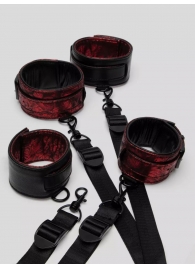 Изысканный набор фиксаций на кровати Reversible Under Mattress Restraint Set - Fifty Shades of Grey - купить с доставкой в Петропавловске-Камчатском