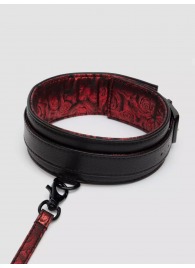 Стильный ошейник с поводком Reversible Faux Leather Collar and Lead - Fifty Shades of Grey - купить с доставкой в Петропавловске-Камчатском