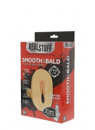 Мастурбатор-вагина с вибрацией и выносным пультом управления REALSTUFF SMOOTH   BALD - Dream Toys - в Петропавловске-Камчатском купить с доставкой