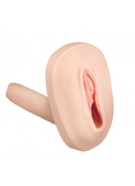 Мастурбатор-вагина с вибрацией и выносным пультом управления REALSTUFF SMOOTH   BALD - Dream Toys - в Петропавловске-Камчатском купить с доставкой