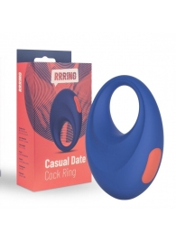 Синее эрекционное кольцо RRRING Casual Date Cock Ring - FeelzToys - в Петропавловске-Камчатском купить с доставкой