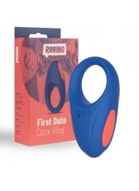 Синее эрекционное кольцо RRRING First Date Cock Ring - FeelzToys - в Петропавловске-Камчатском купить с доставкой