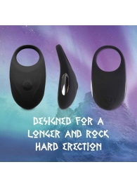 Черное эрекционное виброкольцо Thor Cockring - FeelzToys - в Петропавловске-Камчатском купить с доставкой