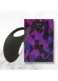 Черное эрекционное виброкольцо Thor Cockring - FeelzToys - в Петропавловске-Камчатском купить с доставкой
