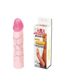 Удлиняющая насадка на пенис Deep Love - 21,5 см. - Baile - в Петропавловске-Камчатском купить с доставкой