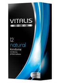 Классические презервативы VITALIS PREMIUM natural - 12 шт. - Vitalis - купить с доставкой в Петропавловске-Камчатском