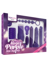 Эротический набор Toy Joy Mega Purple - Toy Joy - купить с доставкой в Петропавловске-Камчатском