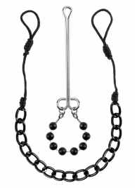 Интимные украшения с бусинами NIPPLE   CLIT JEWELRY - Pipedream - купить с доставкой в Петропавловске-Камчатском