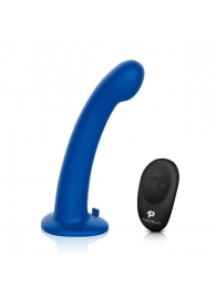 Синяя насадка Remote Control P-Spot G-Spot с черными трусиками - 20 см. - Pegasus - купить с доставкой в Петропавловске-Камчатском