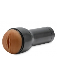 Коричневый мастурбатор-вагина Feel Stroker - Kiiroo - в Петропавловске-Камчатском купить с доставкой