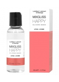 Смазка на силиконовой основе Mixgliss Happy - 50 мл. - Mixgliss - купить с доставкой в Петропавловске-Камчатском