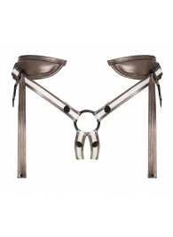 Бронзовый пояс для насадок Desirous Harness - Strap-on-me - купить с доставкой в Петропавловске-Камчатском