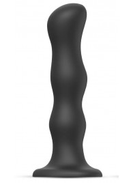 Черная насадка Strap-On-Me Dildo Geisha Balls size XL - Strap-on-me - купить с доставкой в Петропавловске-Камчатском