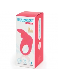 Розовое эрекционное виброкольцо Happy Rabbit Rechargeable Rabbit Cock Ring - Happy Rabbit - в Петропавловске-Камчатском купить с доставкой