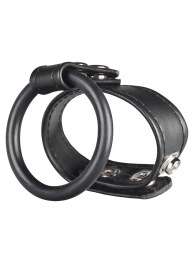 Двойное кольцо выносливости на пенис DUAL STAMINA RING - BlueLine - в Петропавловске-Камчатском купить с доставкой