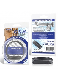 Кольцо на пенис из искусственной кожи на липучке VELCRO COCK RING - 5 см. - BlueLine - в Петропавловске-Камчатском купить с доставкой