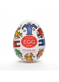 Мастурбатор-яйцо Keith Haring EGG DANCE - Tenga - в Петропавловске-Камчатском купить с доставкой